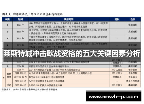 莱斯特城冲击欧战资格的五大关键因素分析 莱斯特城冲击欧战资格的五大关键因素分析
